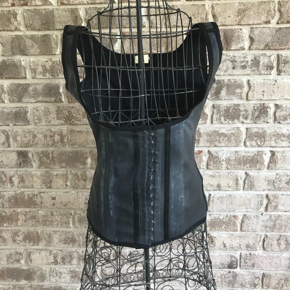 Let it Glow Other - Black Corset Waist Cincher Shoulder Straps US 40